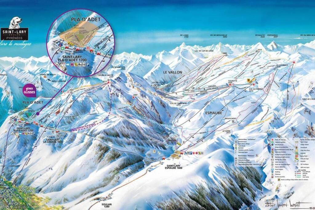 Апартаменты T2 Pla D'Adet Au Pied Des Pistes Сен-Лари-Сулан Экстерьер фото